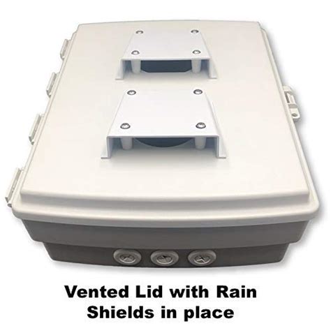 outdoor weatherproof vented enclosure box